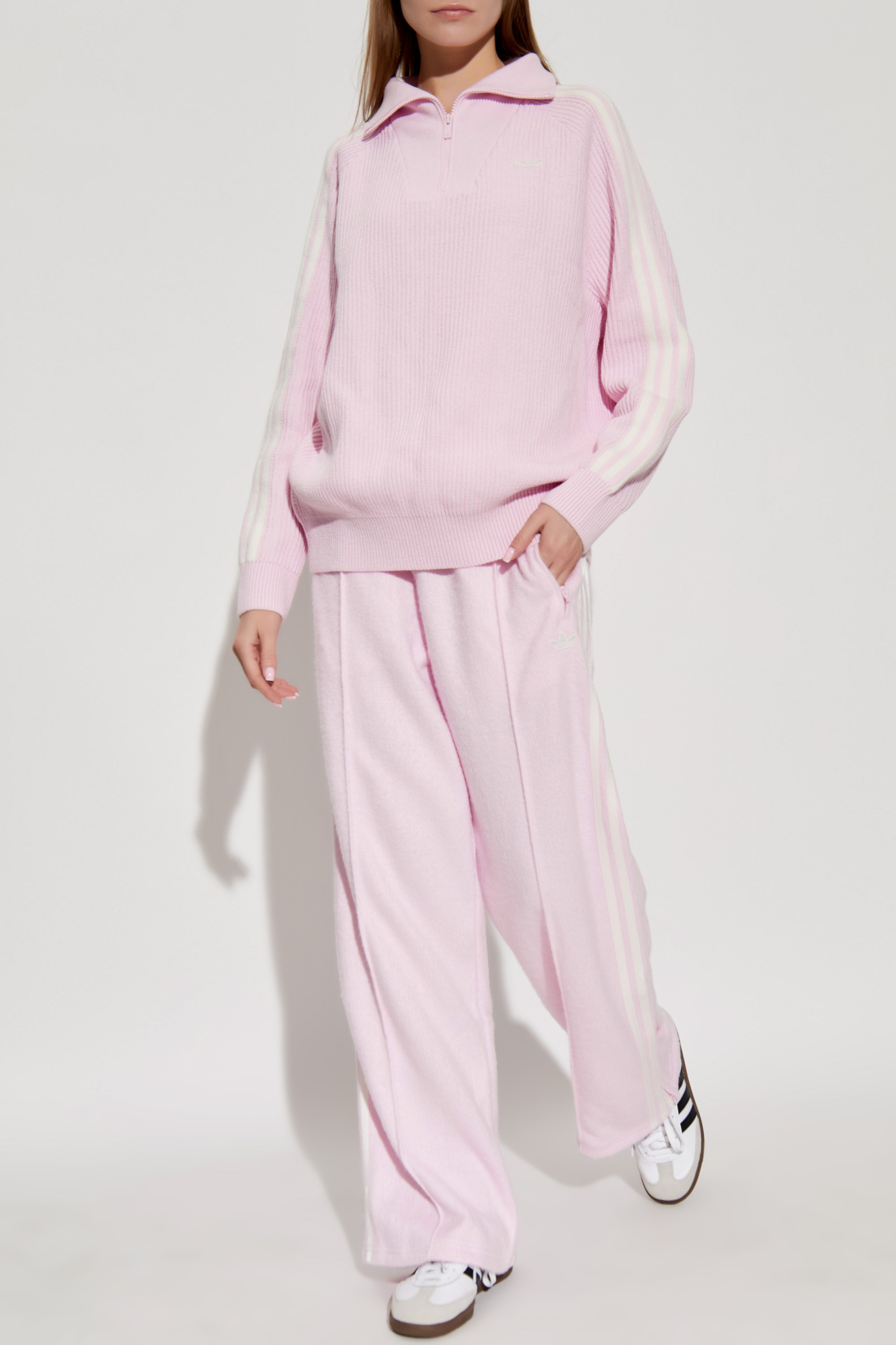 ADIDAS Originals Sweater with a zip collar | Women's | Vitkac